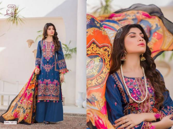 Levisha Al Zohaib fancy Festive Wear Digital Printed Jam Silk Cotton Pakistani Salwar Suits Collection
