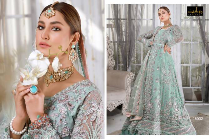 Rawayat Tabeer Latest fancy Designer Festive Wear Butterfly Net With  Embroidery Pakistani Salwar Suits Collection
