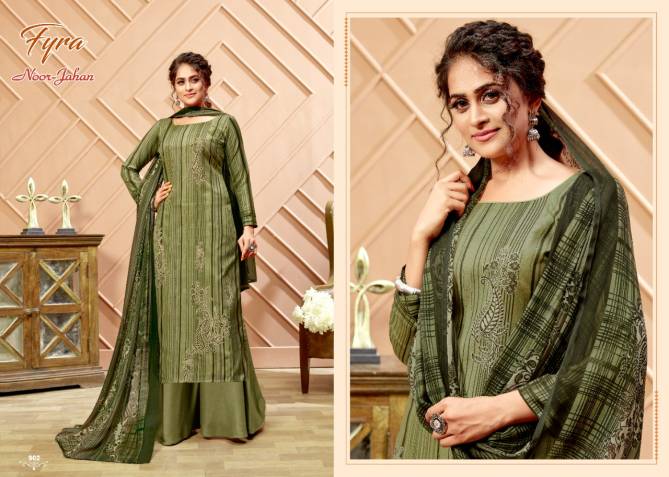 Fyra Noor Jahan Soft Cotton casual Wear Designer Dress Material Collection
