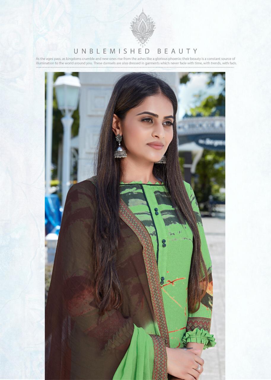 BIPSON SIGNATURE Latest fancy Designer Casual Wear Woollen Pashmina Lurex Digital Print Salwar Suit Collection