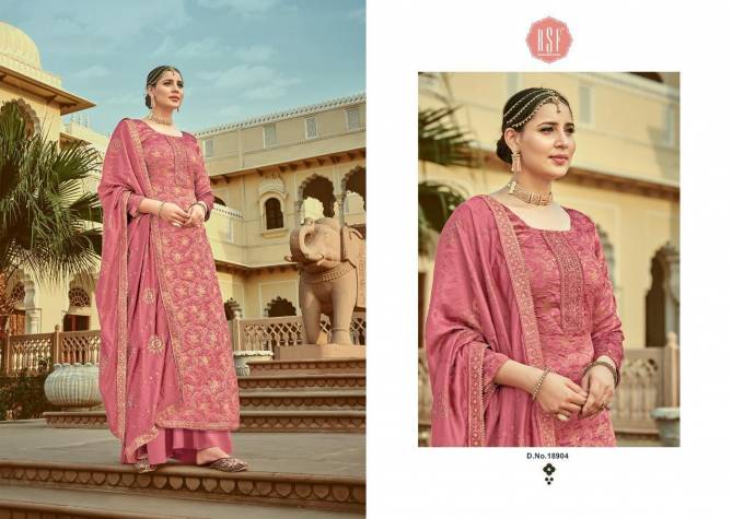 Rsf Swag 7 Beauty of Jacquard Embroidery With Hand Work Wedding Wear Salwar Kameez Collection

