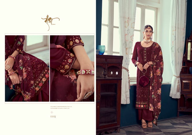 Radha Gulabo Georgette Embroidery Printed Salwar Suit Catalog
