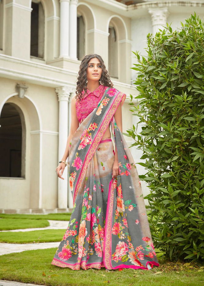 Siddharth Silver Latest Designer Party Wear Saree Collection 