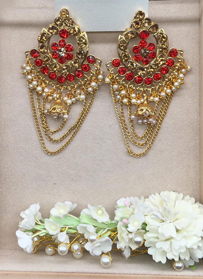 New Jhumka And Chain Design Earrings Collection For Party And Functions