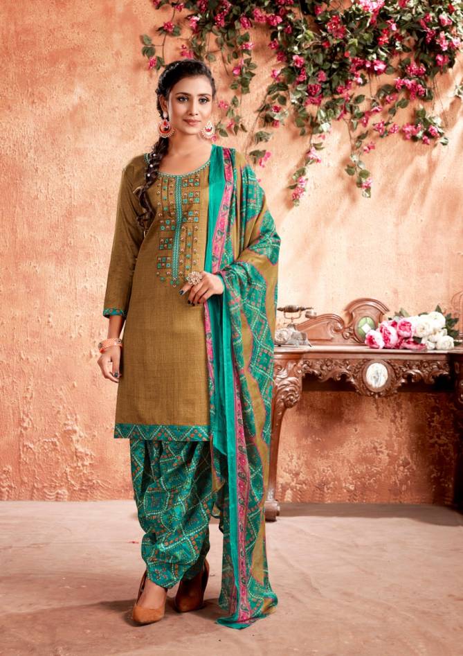 Anita Kesariya Mehar Fancy designer Daily Casual Wear jam cotton Printed Designer Dress Material Collection
