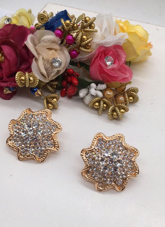 Latest Designer Party Wear Diamond Earring Collection 