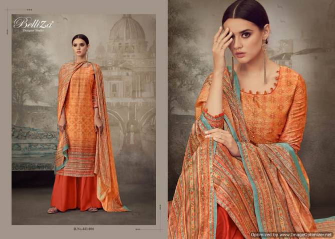 Beliza Cosmic Latest Designer Plazzo Salwar Suit Pattern Pure Silk Dress Material Collection With Pure Chinon Box Pallu Digital Print Dupatta