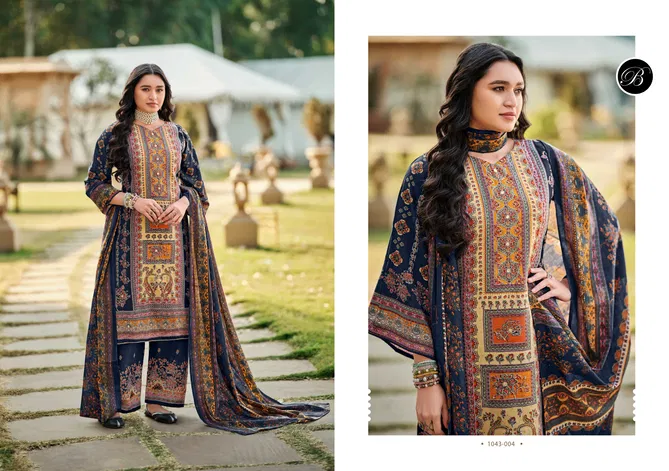 Shaheen Vol 3 By Belliza Viscose Rayon Digital Printed Dress Material Online Wholesale