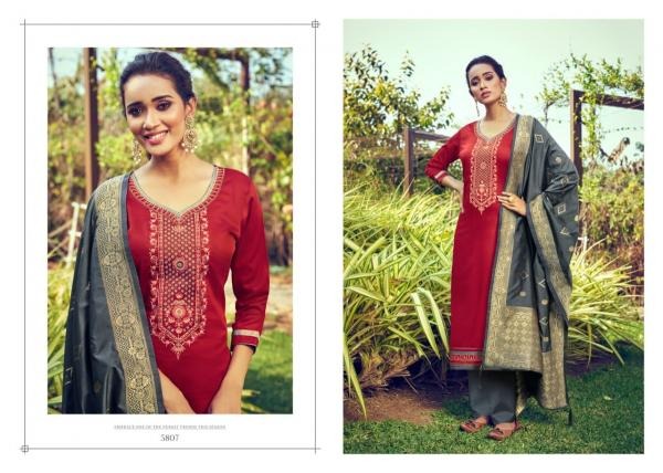 Kessi Virasat 8 Latest fancy Khatli Work Designer Jam Silk Dress Material Collection
