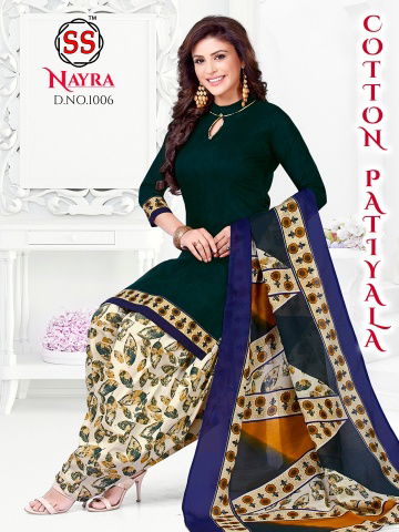 Nayra 1 Latest Fancy Designer Casual Regular Wear Pure Cotton Printed Dress Material Collection
