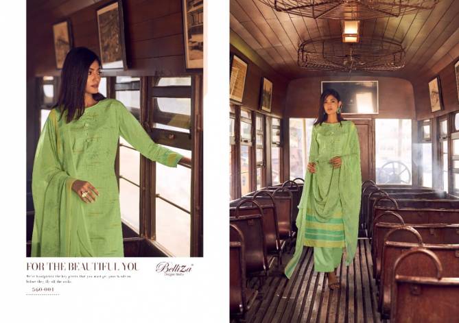 Belliza Nazrana 10 Ethnic Wear Designer Cotton Printed Dress Material Collection
