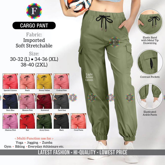 Cargo Pant Soft Stretchable Quality Bottom Heavy Casual Wear Pant Collection
