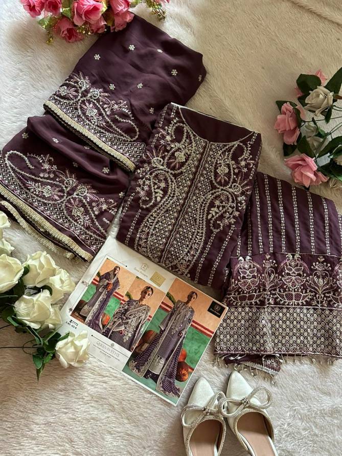 Ziaaz Designs Code 422 A And B Georgette Online Salwar Suits Wholesale
