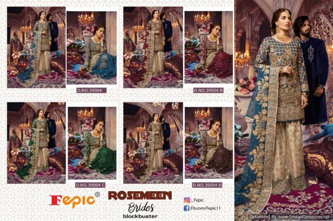 Fepic Rosemeen Brides Blockbuster Latest Heavy Designer With Heavy Work wedding Wear Pakistani Salwar Suits Collection 
