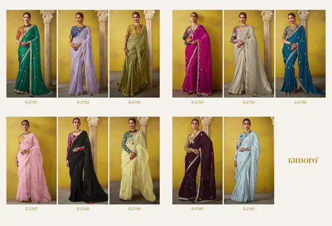 Divani By Kimora Tissue Wedding Wear Saree Wholesale Market In Surat