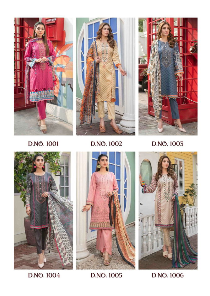 Tehzeeb By Hala Cambric Cotton Pakistani Dress Material Catalog