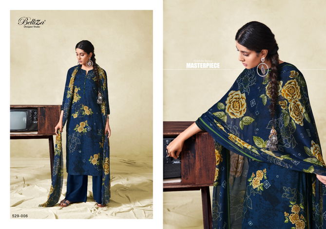 Belliza Richa Latest Fancy casual Wear Pure Original Rayon Digital Printed Designer Dress Material Collection
