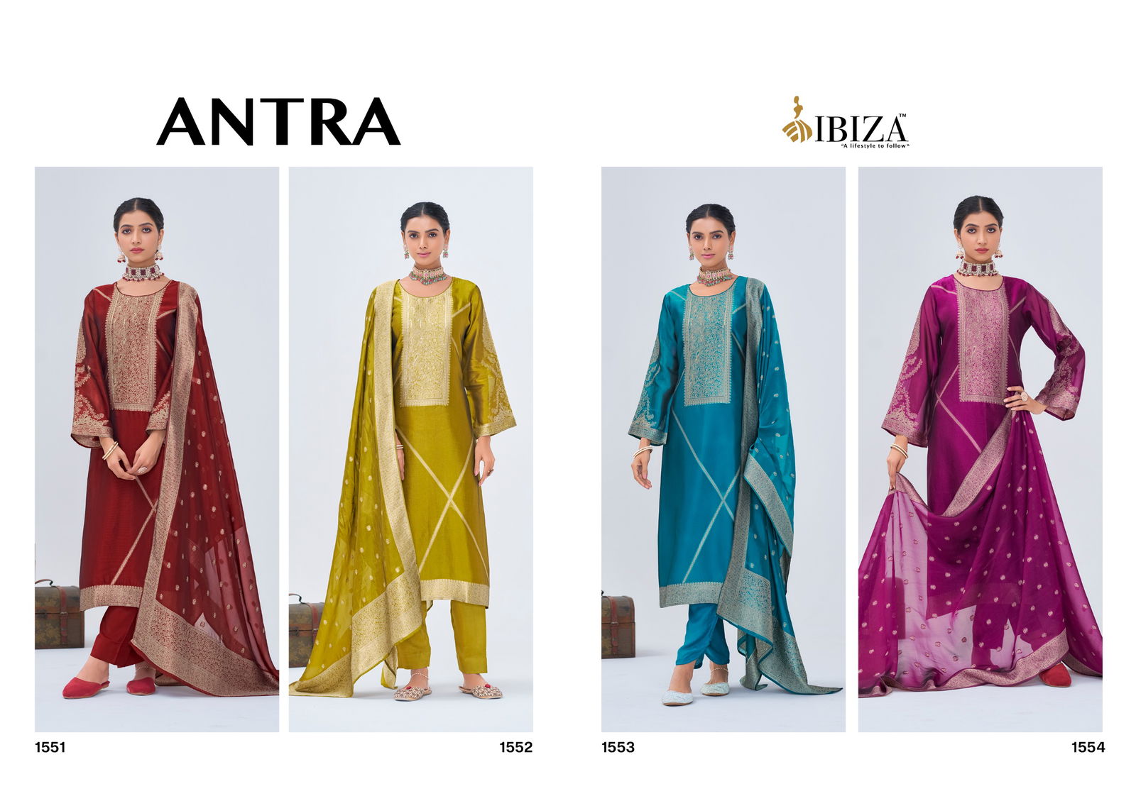 Antra By Ibiza Banglory Silk Surat Salwar Kameez Wholesale Market