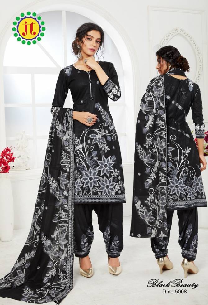 JT Black Beauty Vol 5 Latest Collection Of Pure Cotton Printed Daily Wear Dress Material  