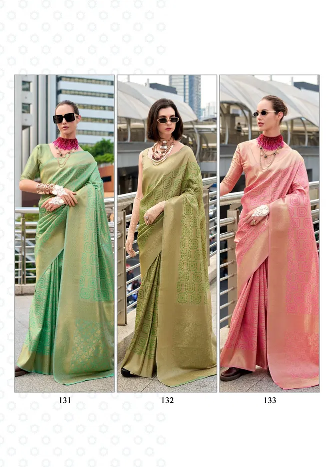 Butterscotch By Rajpath Handloom Kanchivaram Saree Wholesalers In Delhi