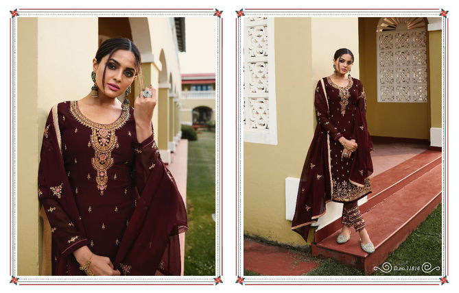 ZISA EVERY DAY VOL-65 Latest Designer Fancy Heavy Wedding Wear Georgette Embroidery Work Salwar Kameez Collection