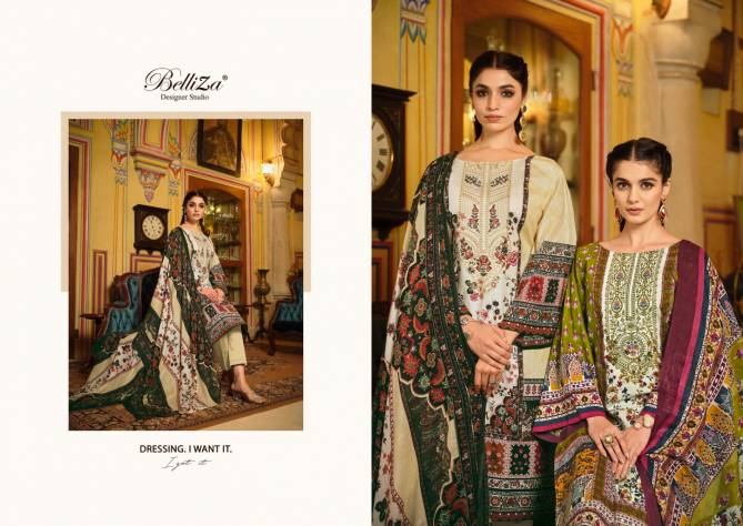 Naira Vol 29 By Belliza 867-001 To 867-008 Cotton Dress Material wholesale market in Surat with Price
