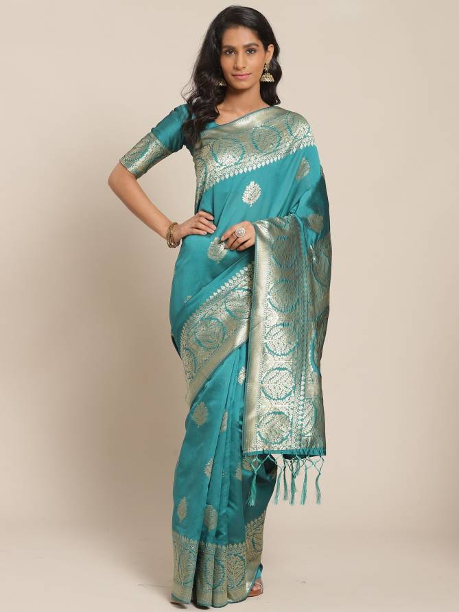 Tanisha 1 Festive Silk Blend Designer Woven Saree Collection at Wholesale Price