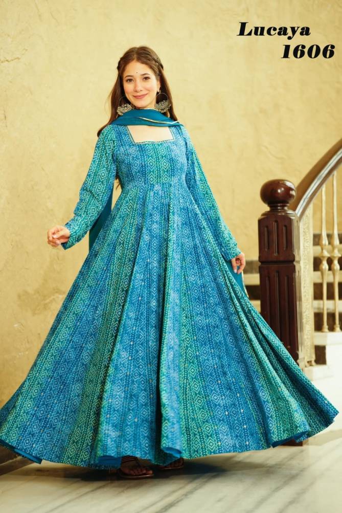 Lucaya Vol 16 Georgette Printed Gown Catalog
