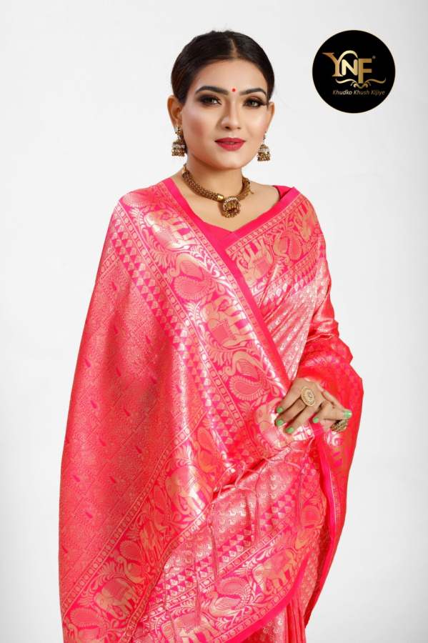 Ynf Amazon Silk Occasion Festive Wear Kanjeevaram Silk Designer Saree Collection
