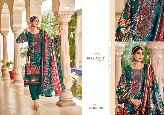 Mohabbat By Riaz Arts Karachi Lawn Digital Printed Dress Material Suppliers In India