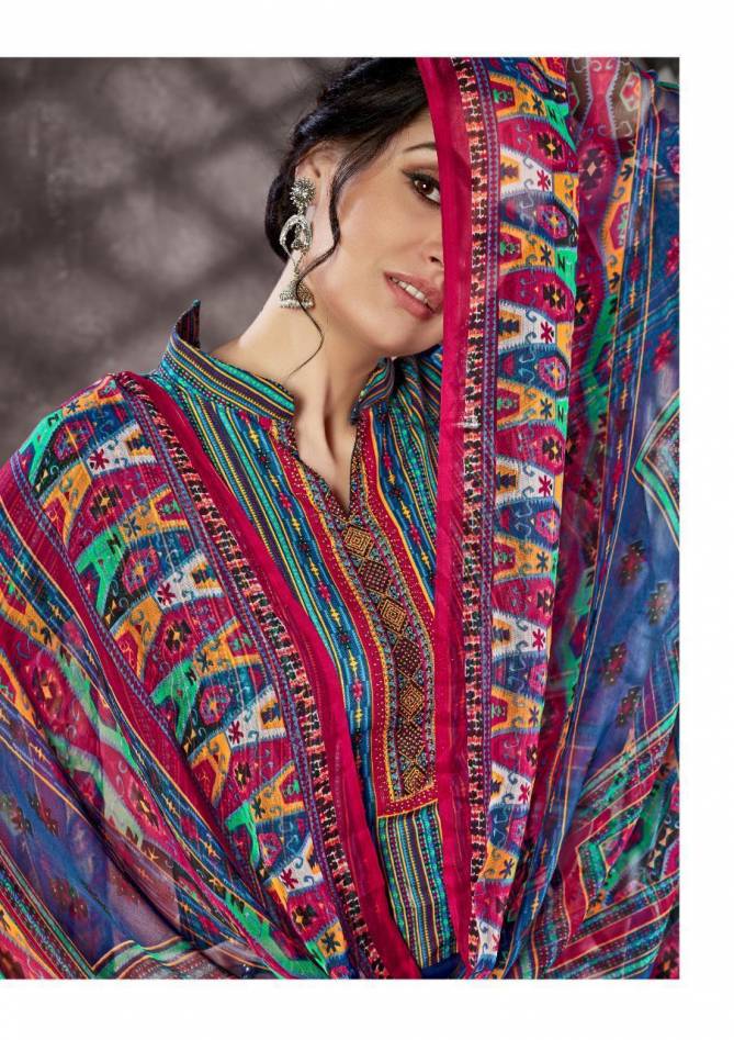 ROLI MOLI MALLIKA Beautiful Casual Wear Heavy Designers Print with Sivorski Diamond Work Salwar Suit Collection 