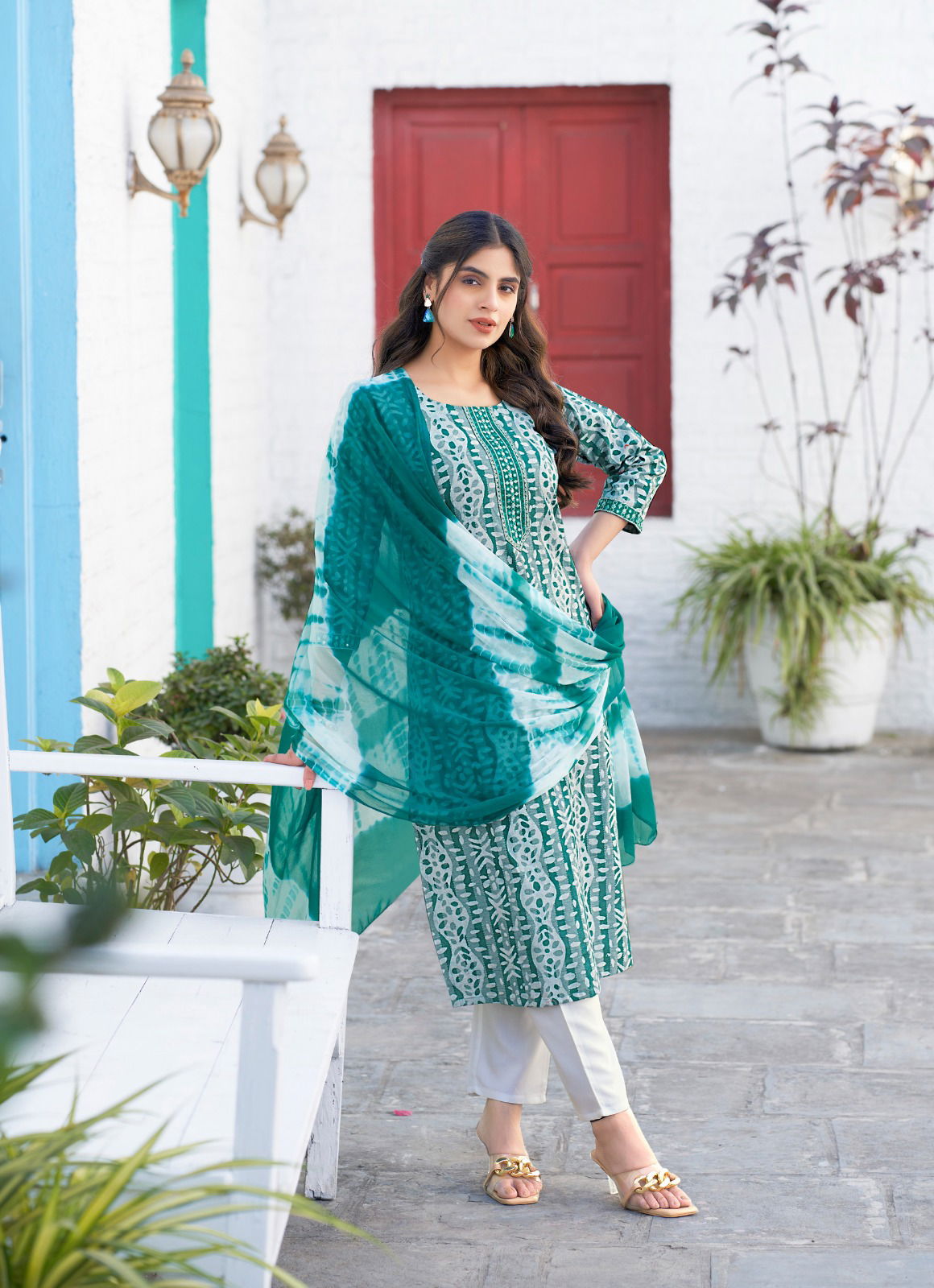 Nisha Vol 5 By Mystic 9 Cotton Dobby Kurti With Bottom Dupatta Orders In India