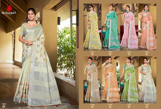 Linen Queen By Sangam Linen Designer Saree Catalog