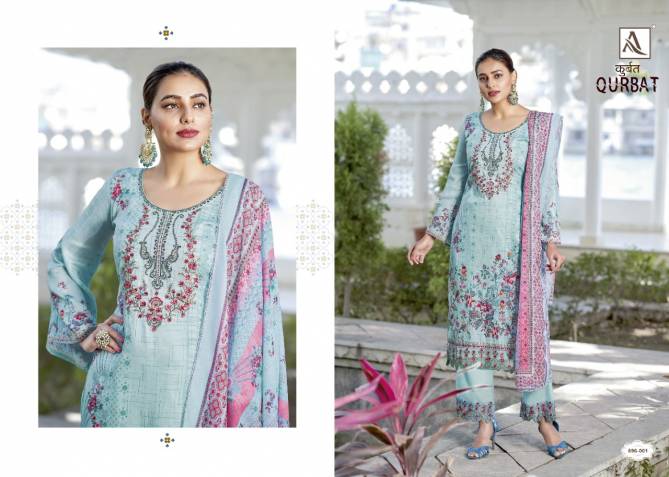 Alok Qurbat Designer Heavy Casual Wear Jam Cotton Designer Dress Material Collection
