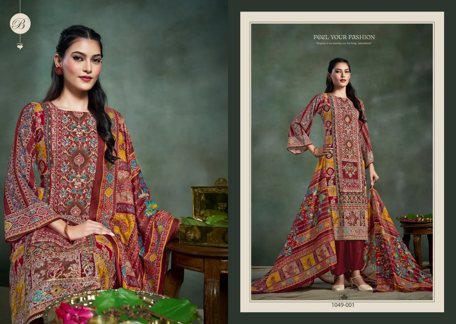 Suhana By Belliza Viscose Rayon Printed Dress Material Exporters In India