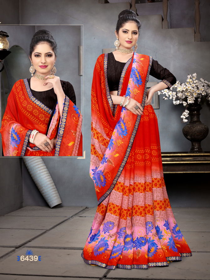 Haytee Advance Booking 12 Latest Daily Wear Heavy Dani Printed Saree Collection