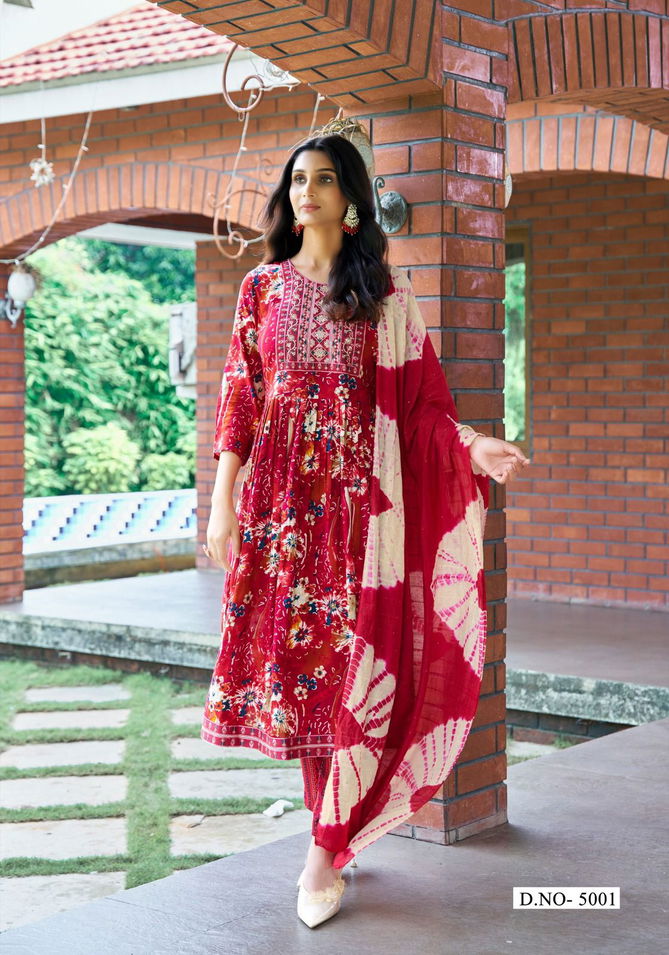 Simran Vol 5 By Mystic 9 Printed Kurti With Bottom Dupatta Orders In India