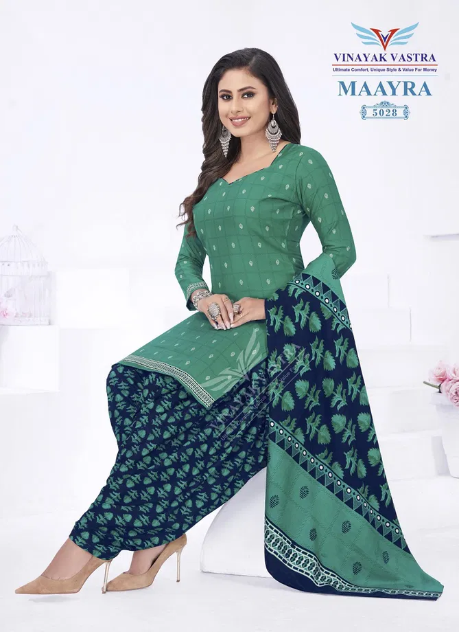 Vinayak Vastra Maayra Vol 2 Printed Dress Material Catalog
