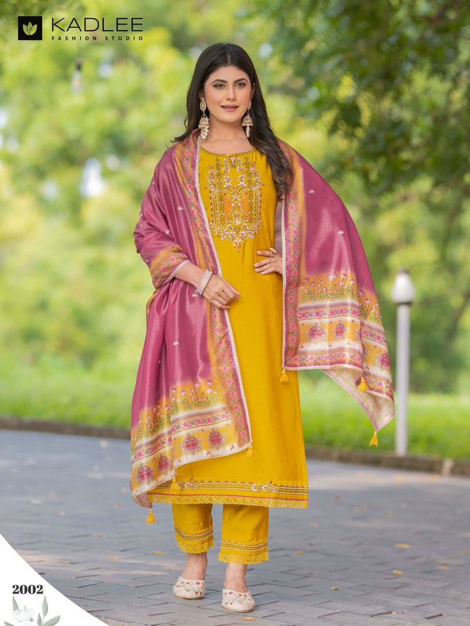 Nirvana By Kadlee Viscose Kurti With Bottom Dupatta Wholesale In India