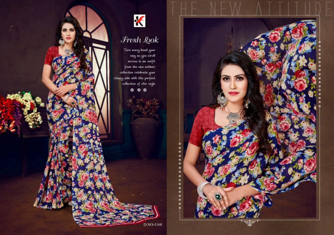 Apple Rennial Casual Daily Wear Printed Designer Saree Collection

