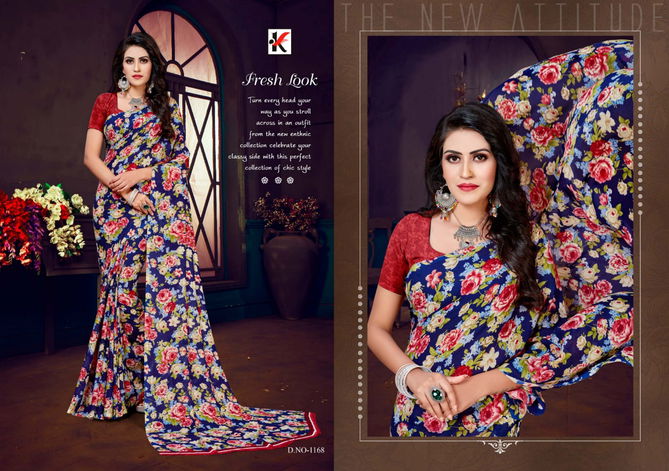 Apple Rennial Casual Daily Wear Printed Designer Saree Collection
