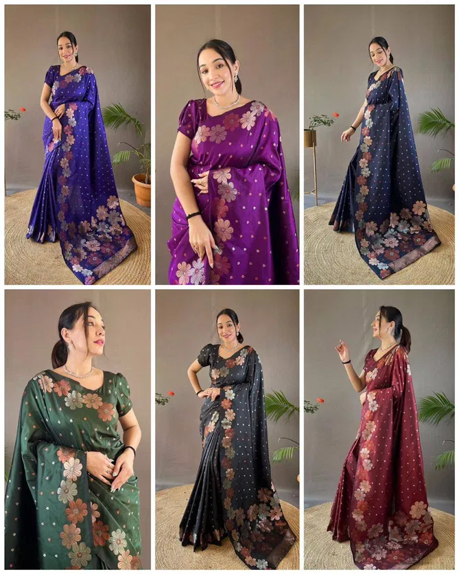 KT 158 Designer Banarasi Soft Silk Occasion Wear Saree Suppliers In India