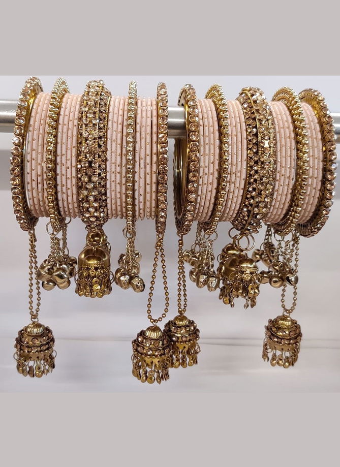 Latest Heavy Bridal Bangles Collection Jhumki Latkan Style