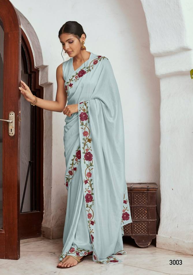 LT Advika Exclusive Designer Soft Silk With Resham Border Saree Collection