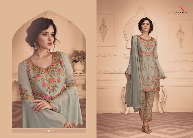 Kaara Dulhan 14 Heavy Exclusive Embroidery With Fancy Diamond Work Embroidery Salwar Kameez Collection