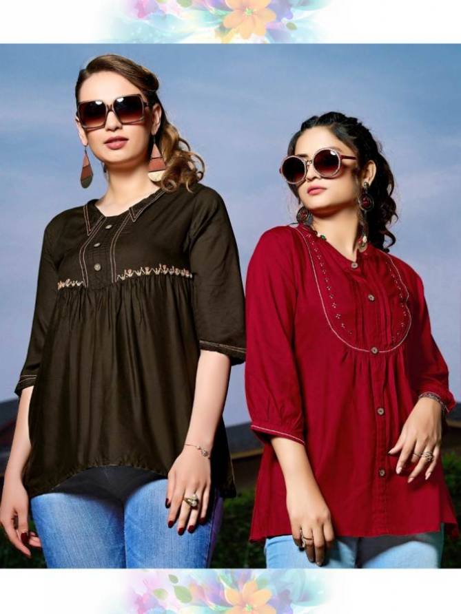 AR Shrusti Latest Designer Party Wear Stylish Ladies Tops Collection 
