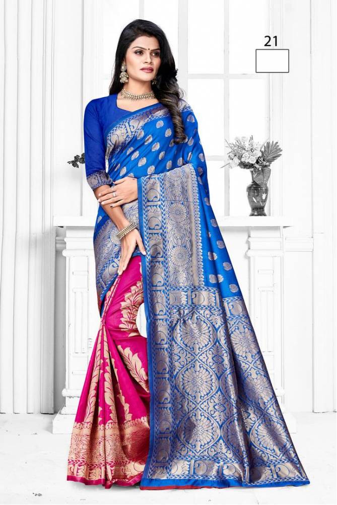 Prakruti Silk 1 Exclusive Wedding Wear Designer Banarasi Jacquard Silk Saree Collection
