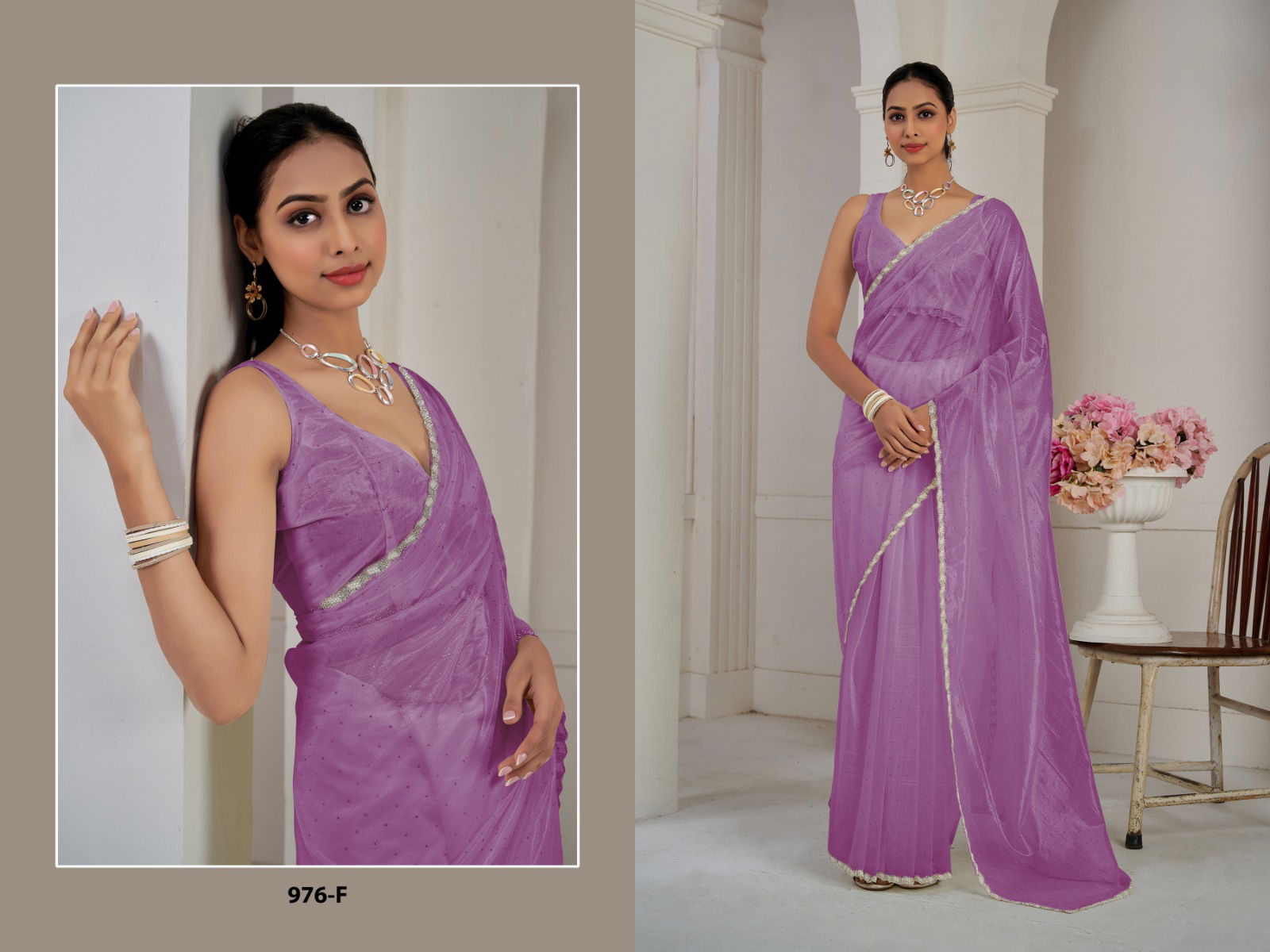 Mehek 976 A TO M Organza Designer Party Wear Sarees Suppliers In India