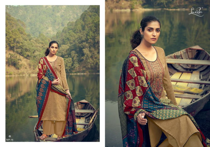 Levisha Anaya Exclusive Latest Fancy Designer Casual Wear Pure Jam Cotton Print With Heavy Kashmiri Embroidery Designer Dress Material Collection
