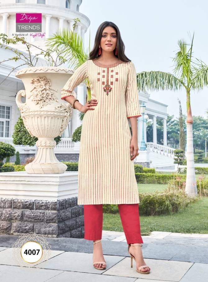 Victoria 4 heavy Rayon Exclusive Ethnic Wear Rayon Printed  Kurti Collection